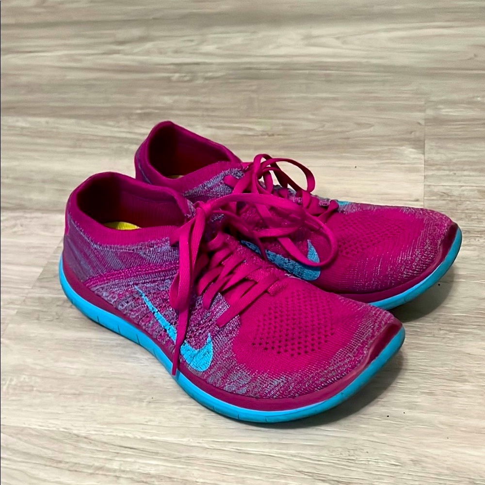 Nike Purple and Blue Athletic Shoes